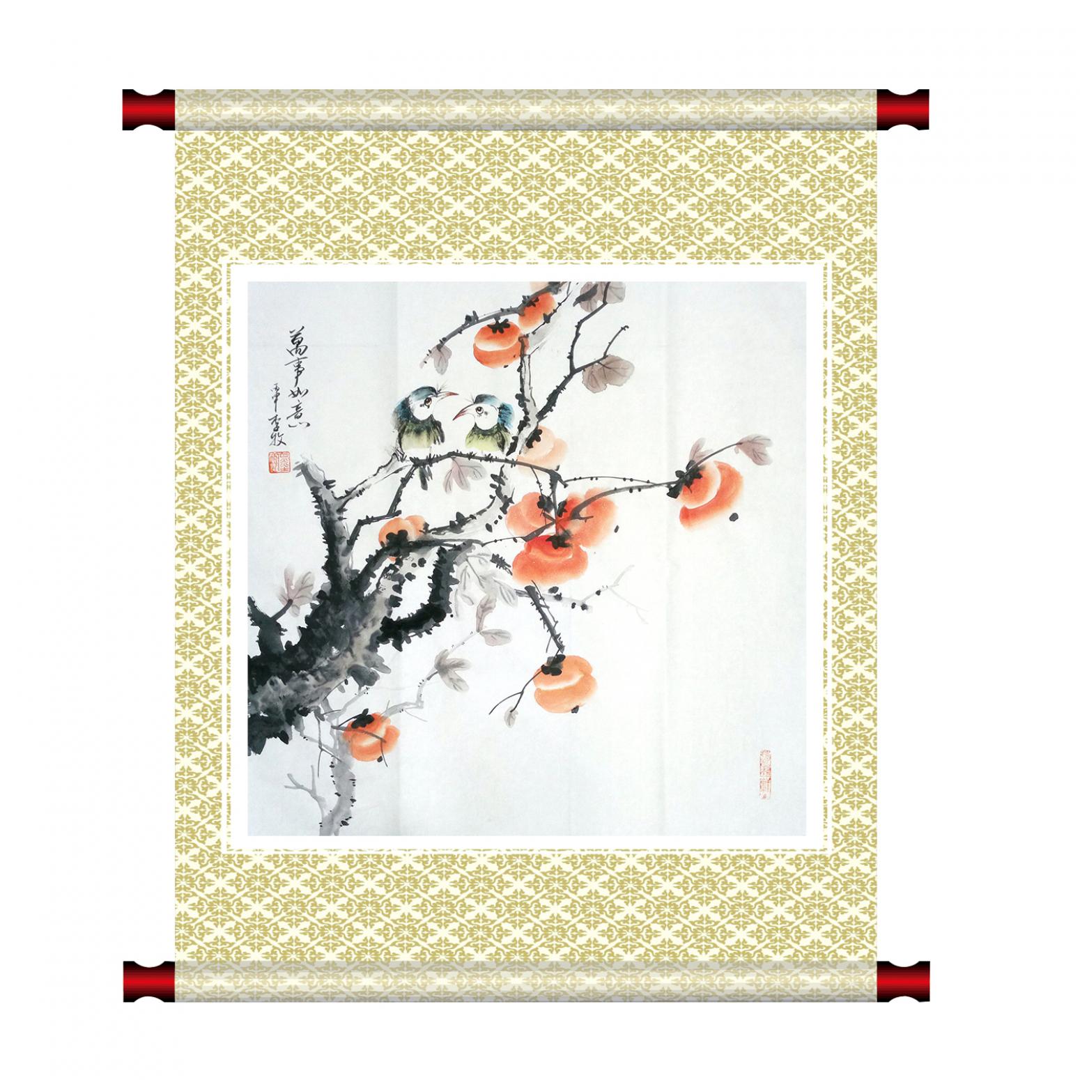 李牧国画作品《【万事如意】作者李牧》【图1】