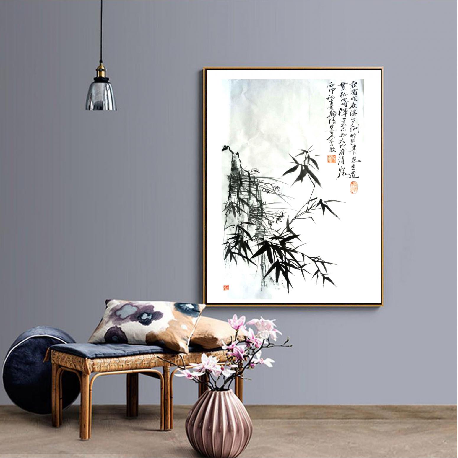 李牧国画作品《【绝处逢生】作者李牧》【图3】