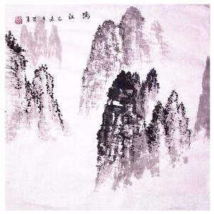 秦召勇国画作品《【漓江】作者秦召勇》价格480.00元