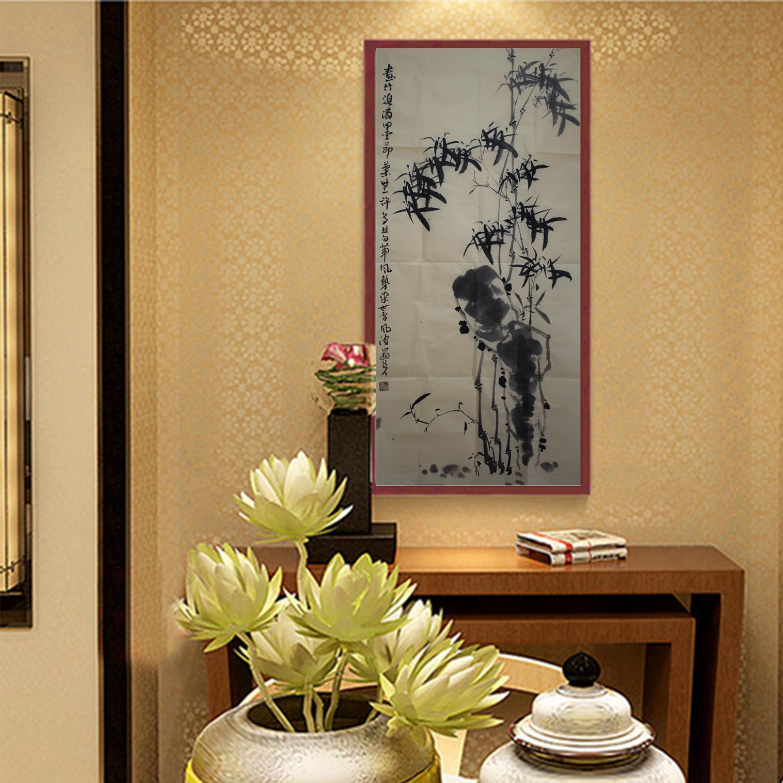 李伯元国画作品《【墨竹系列二】作者李伯元》【图3】