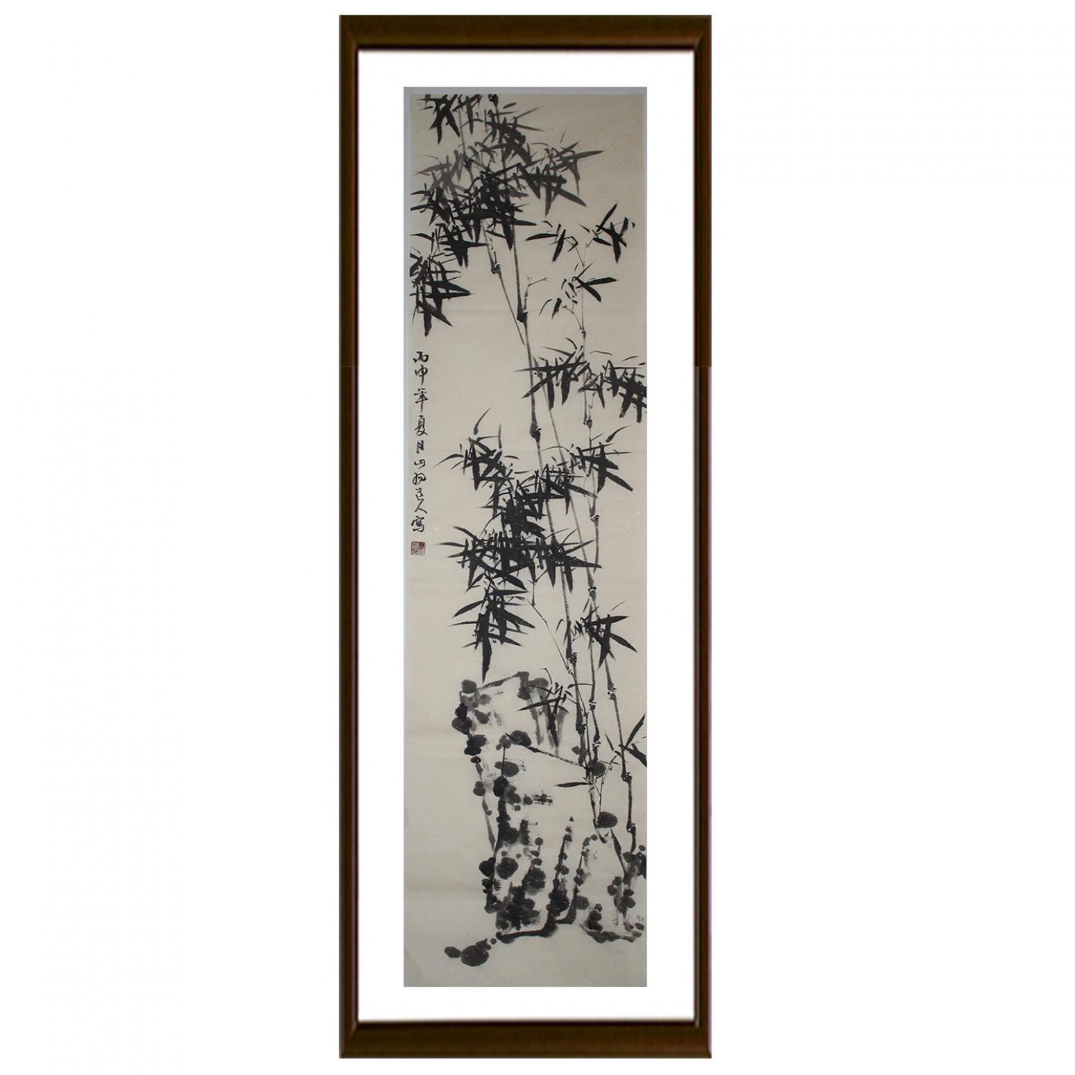 李伯元国画作品《【墨竹系列一】作者李伯元》【图2】