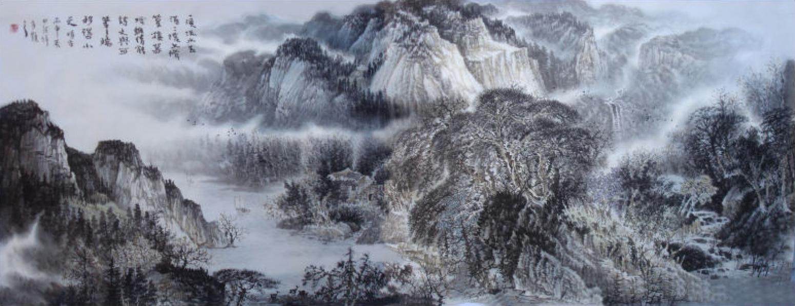 王洪祥国画作品《【山水7】作者王洪祥》【图0】