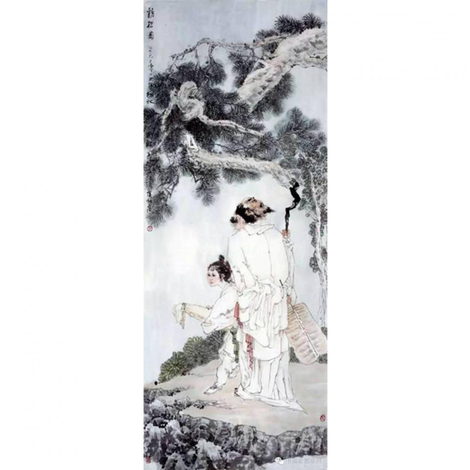 赵国毅国画作品《【人物5】作者赵国毅》