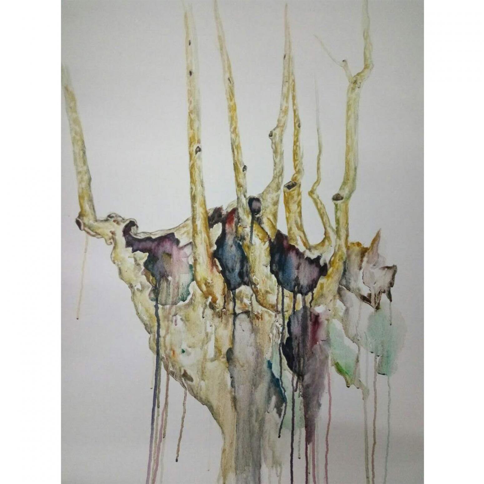 兰笑凤油画作品《【活力之源】作者兰笑凤》