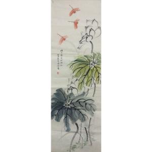 李儒信国画作品《【荷尖蜻蜓舞】作者李儒信》价格1200.00元