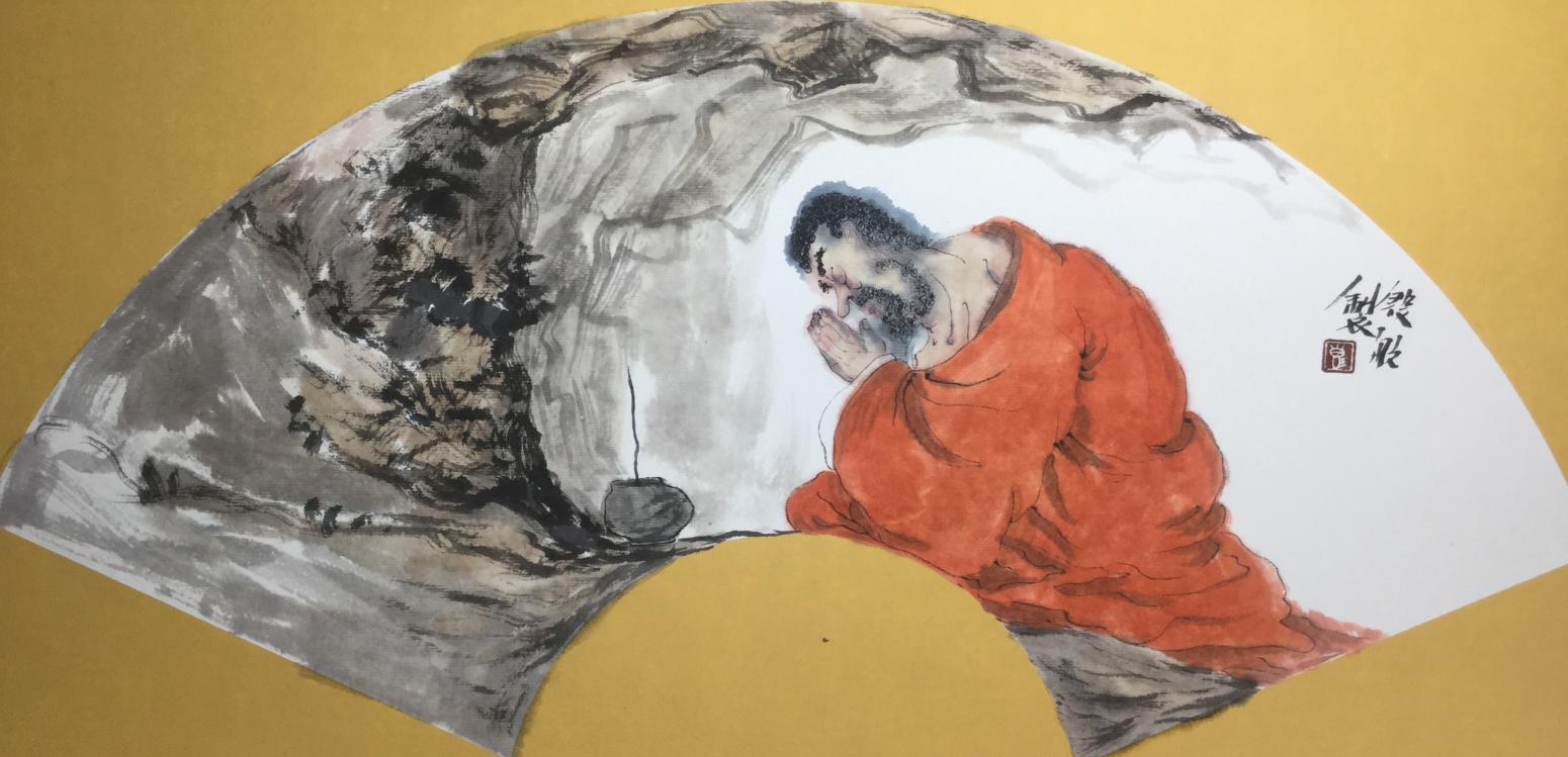 彭航国画作品《【人物10】作者彭航》【图0】