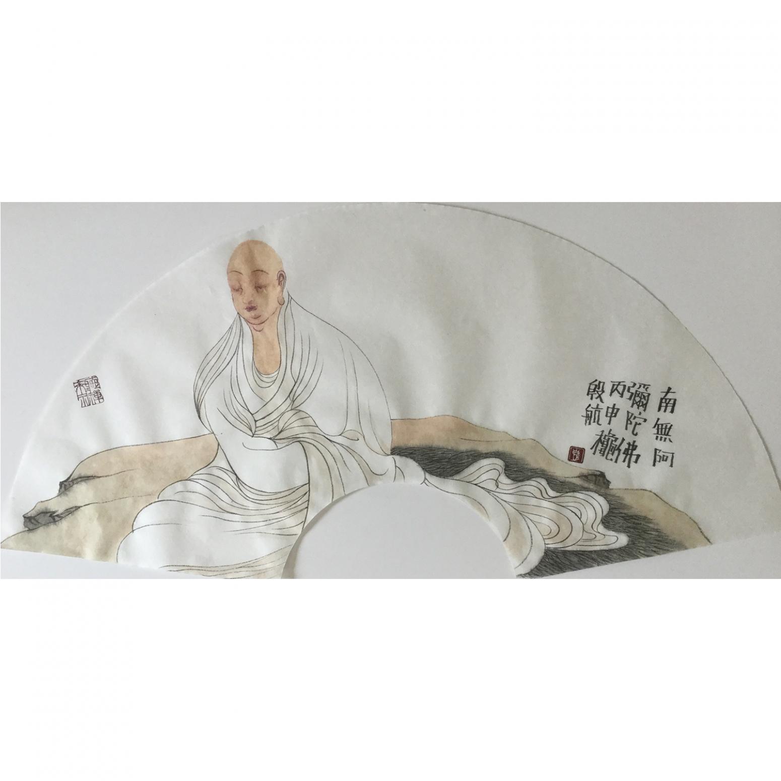 彭航国画作品《【人物13】作者彭航》