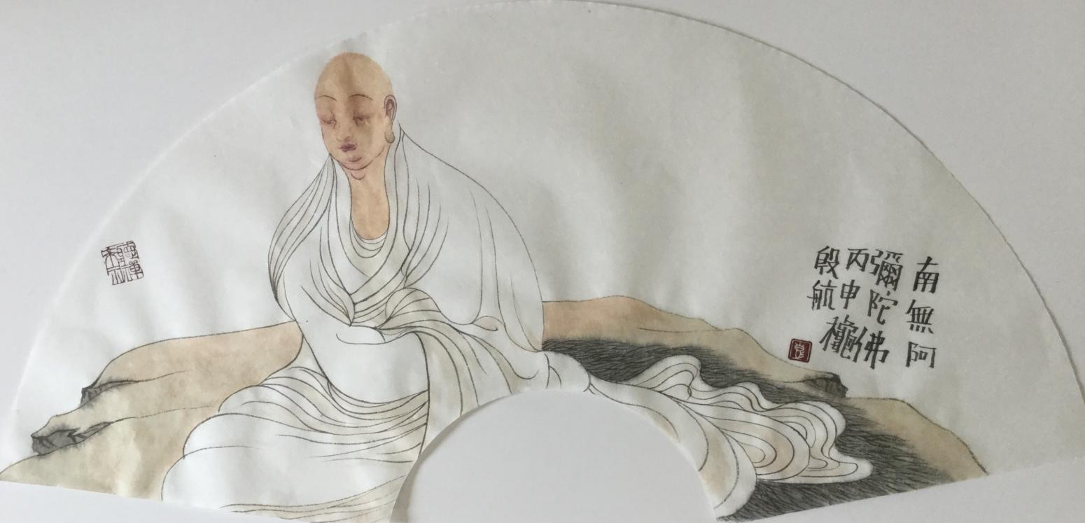 彭航国画作品《【人物13】作者彭航》【图0】