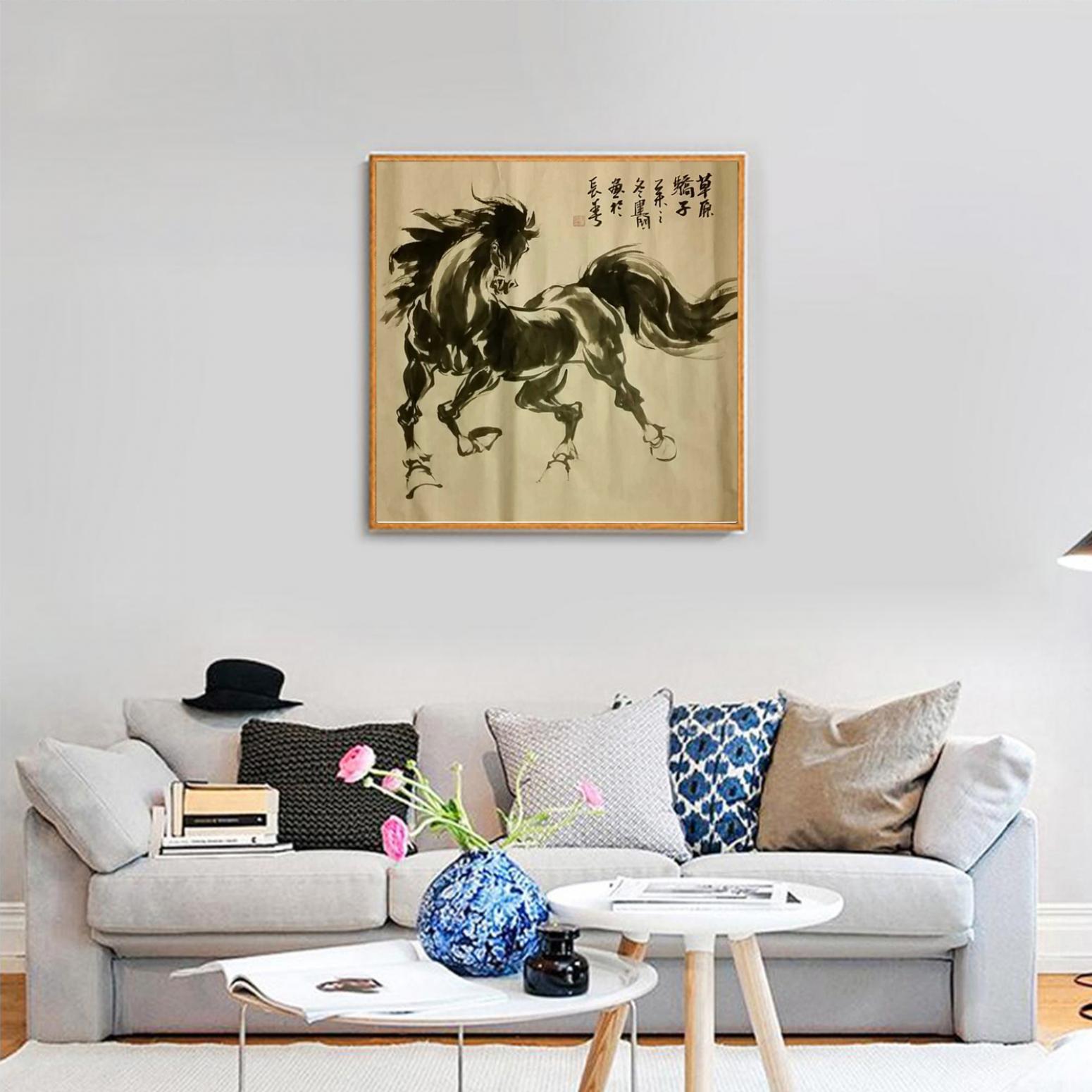 刘建国国画作品《【草原骄子】作者刘建国》【图3】