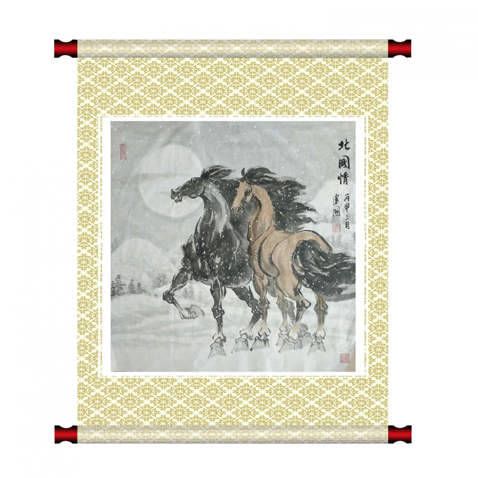 刘建国国画作品《【北国情】作者刘建国》【图1】