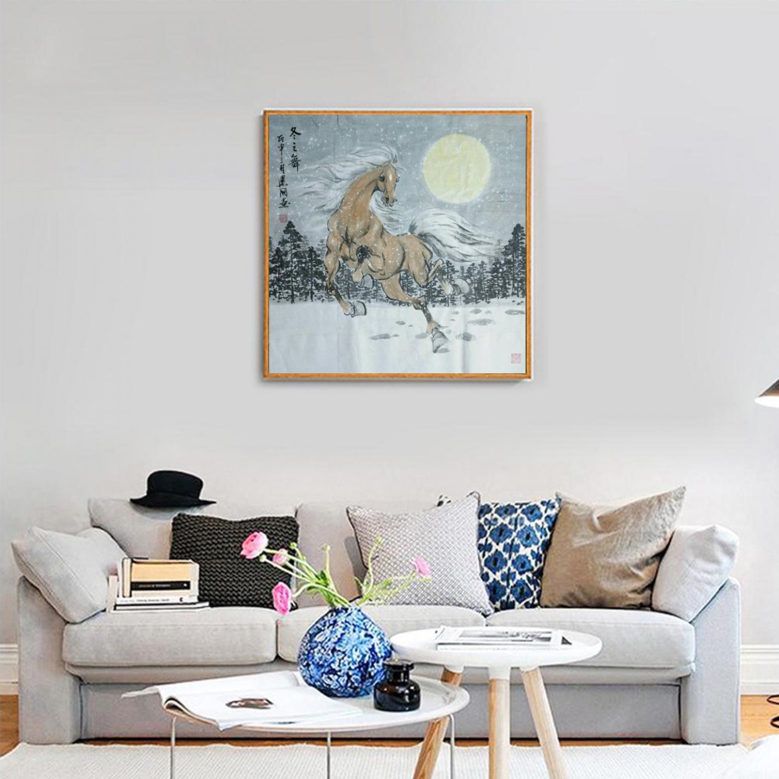 刘建国国画作品《【冬之舞】作者刘建国》【图3】