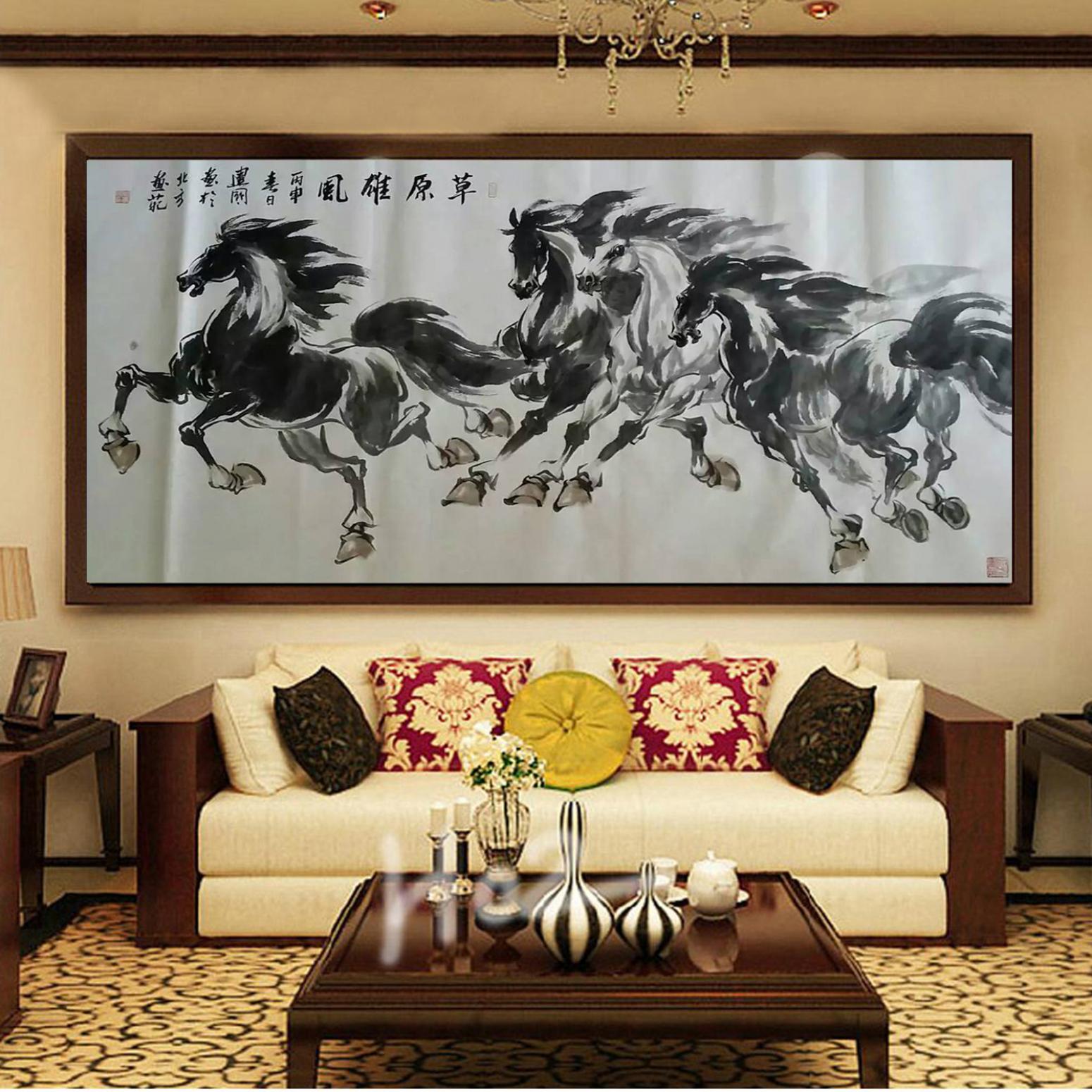 刘建国国画作品《【草原雄风】作者刘建国》【图3】