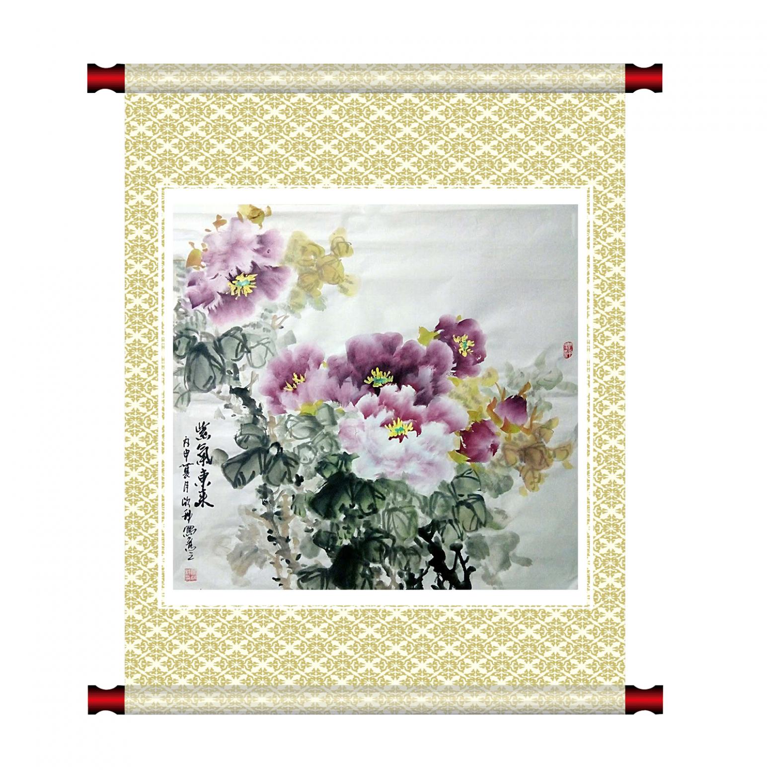 罗欣科国画作品《【紫气东来】作者罗欣科》【图1】