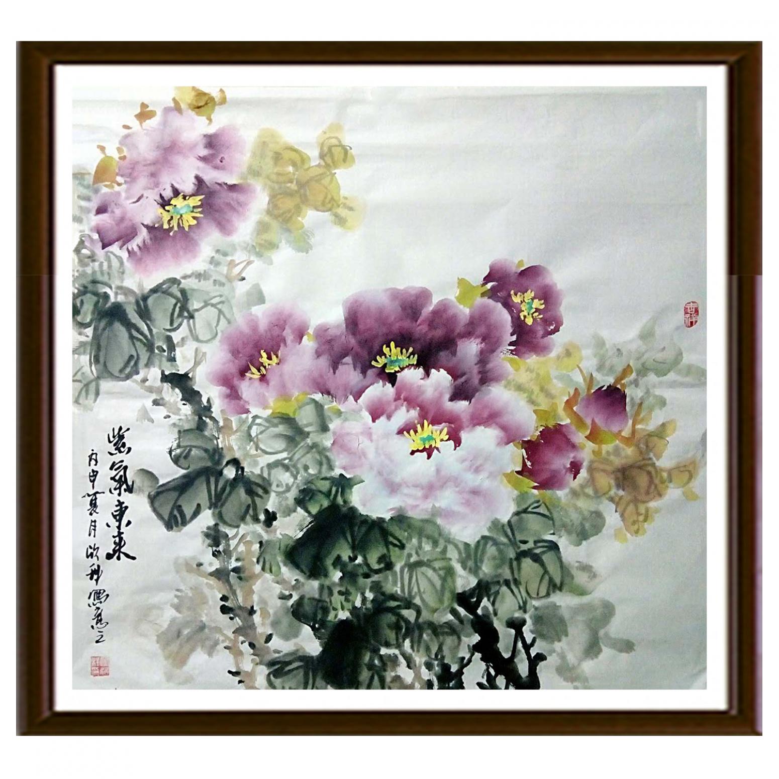 罗欣科国画作品《【紫气东来】作者罗欣科》【图2】