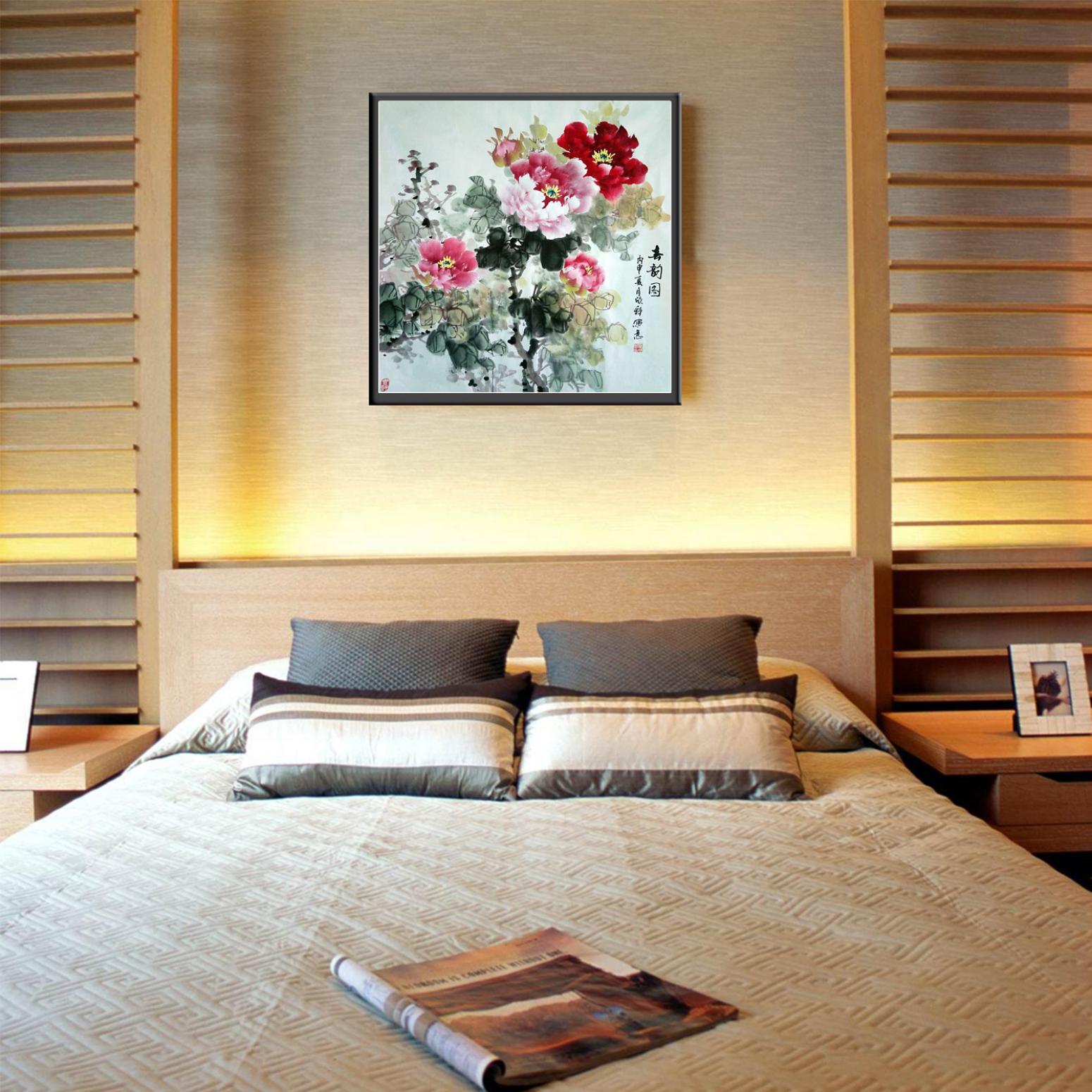 罗欣科国画作品《【牡丹春香】作者罗欣科》【图3】