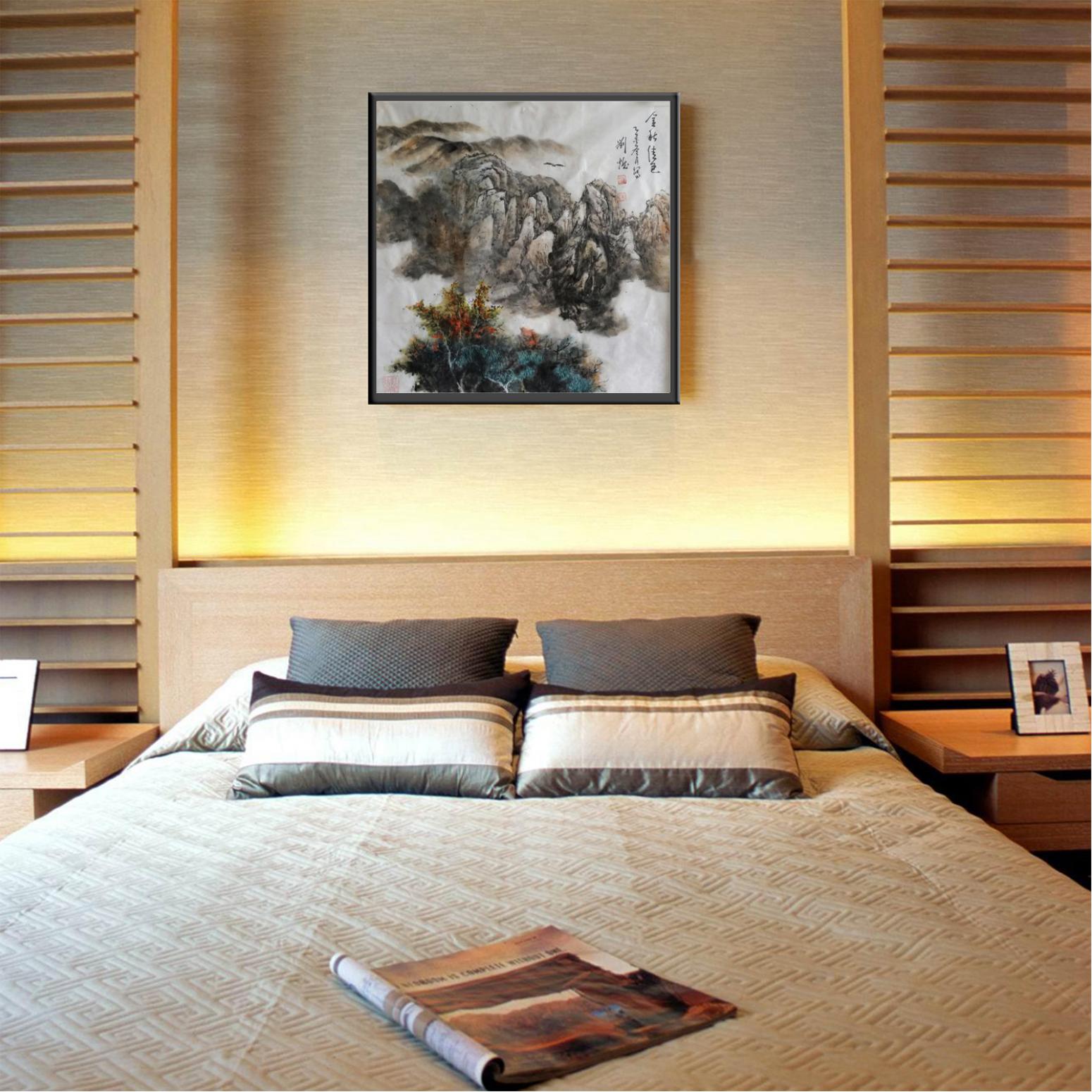 刘燃国画作品《【金秋佳色】作者刘燃》【图3】