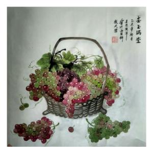 张洋国画作品《【金玉满堂】作者张洋》价格1200.00元