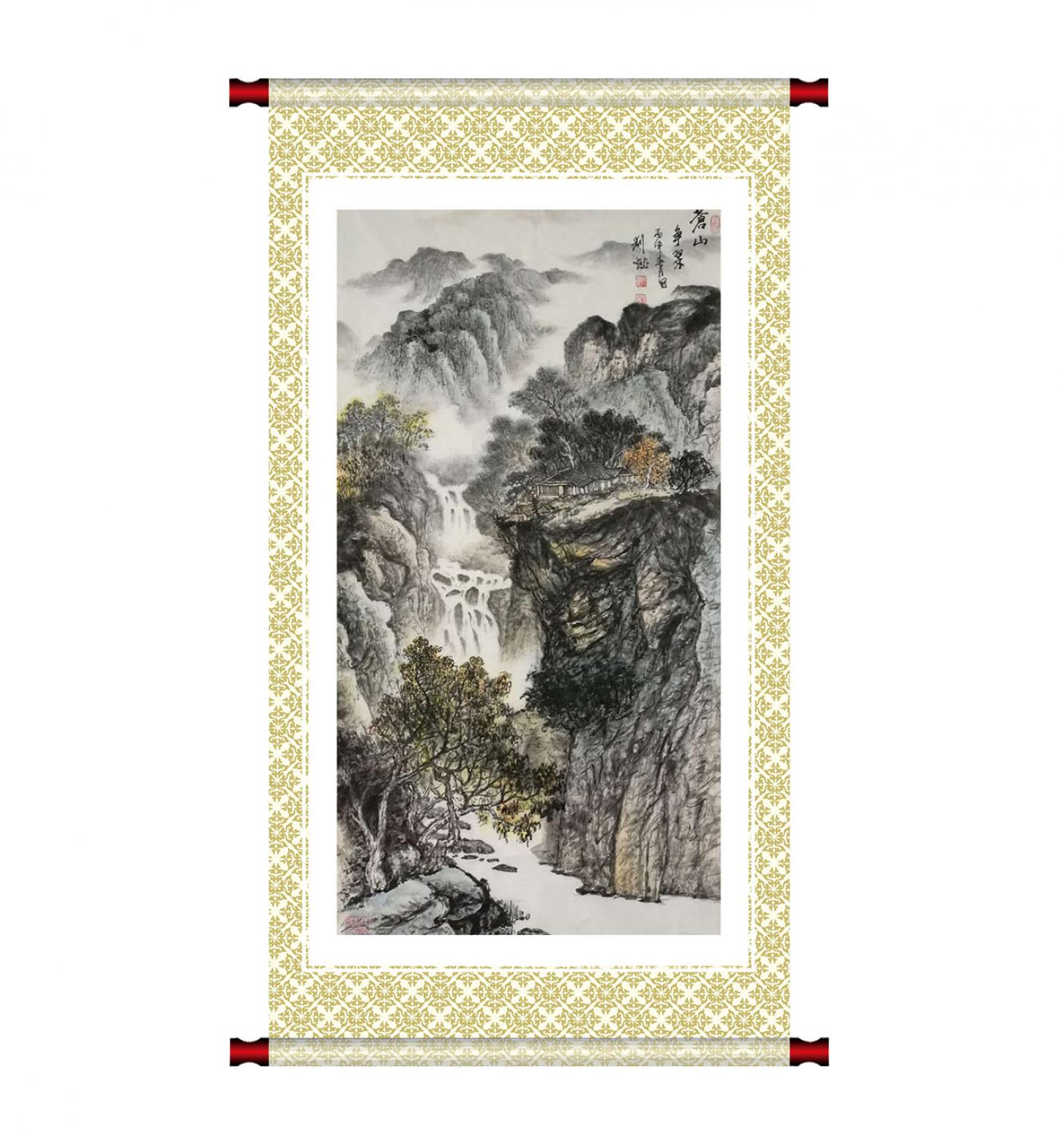 刘燃国画作品《【苍山】作者刘燃》【图1】