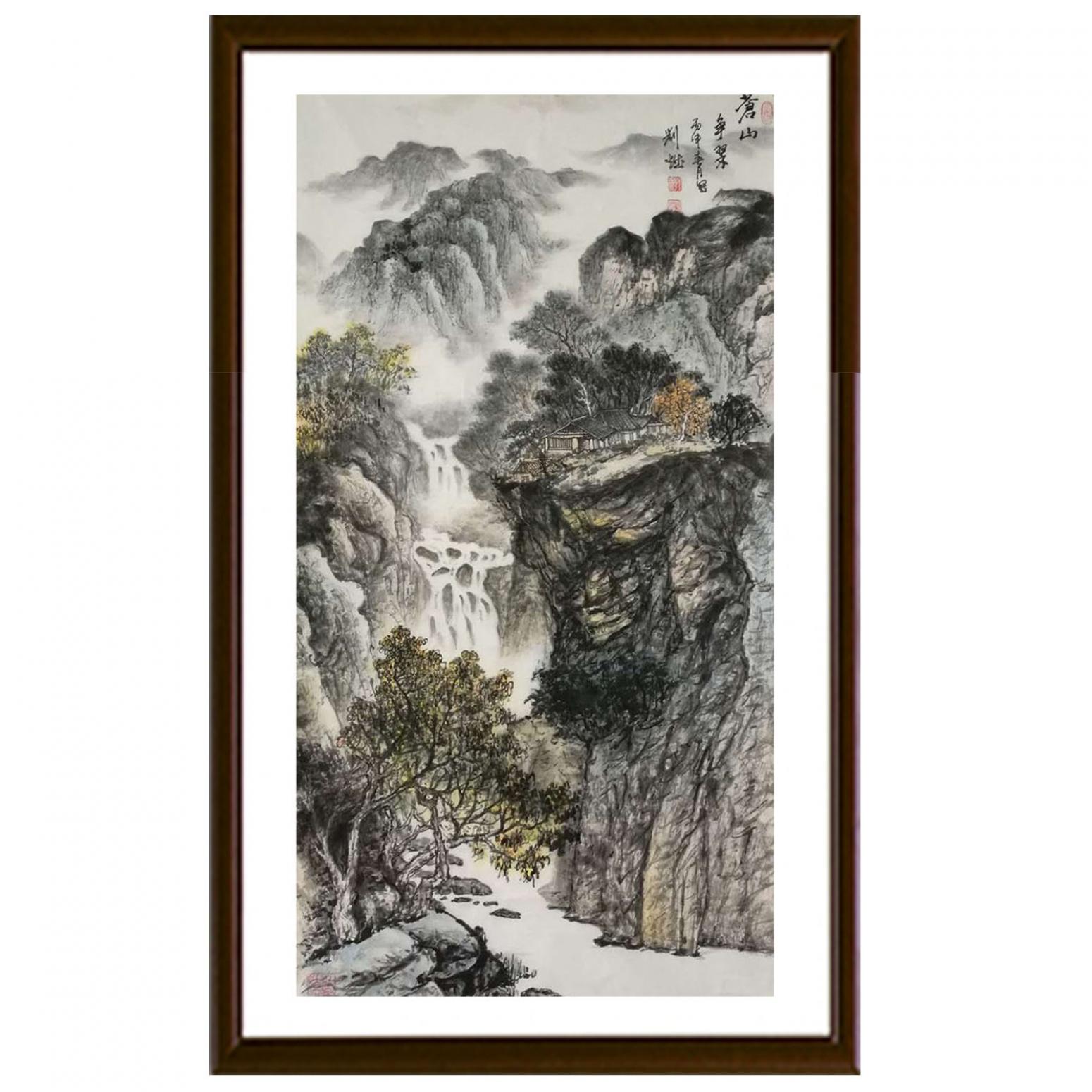 刘燃国画作品《【苍山】作者刘燃》【图2】