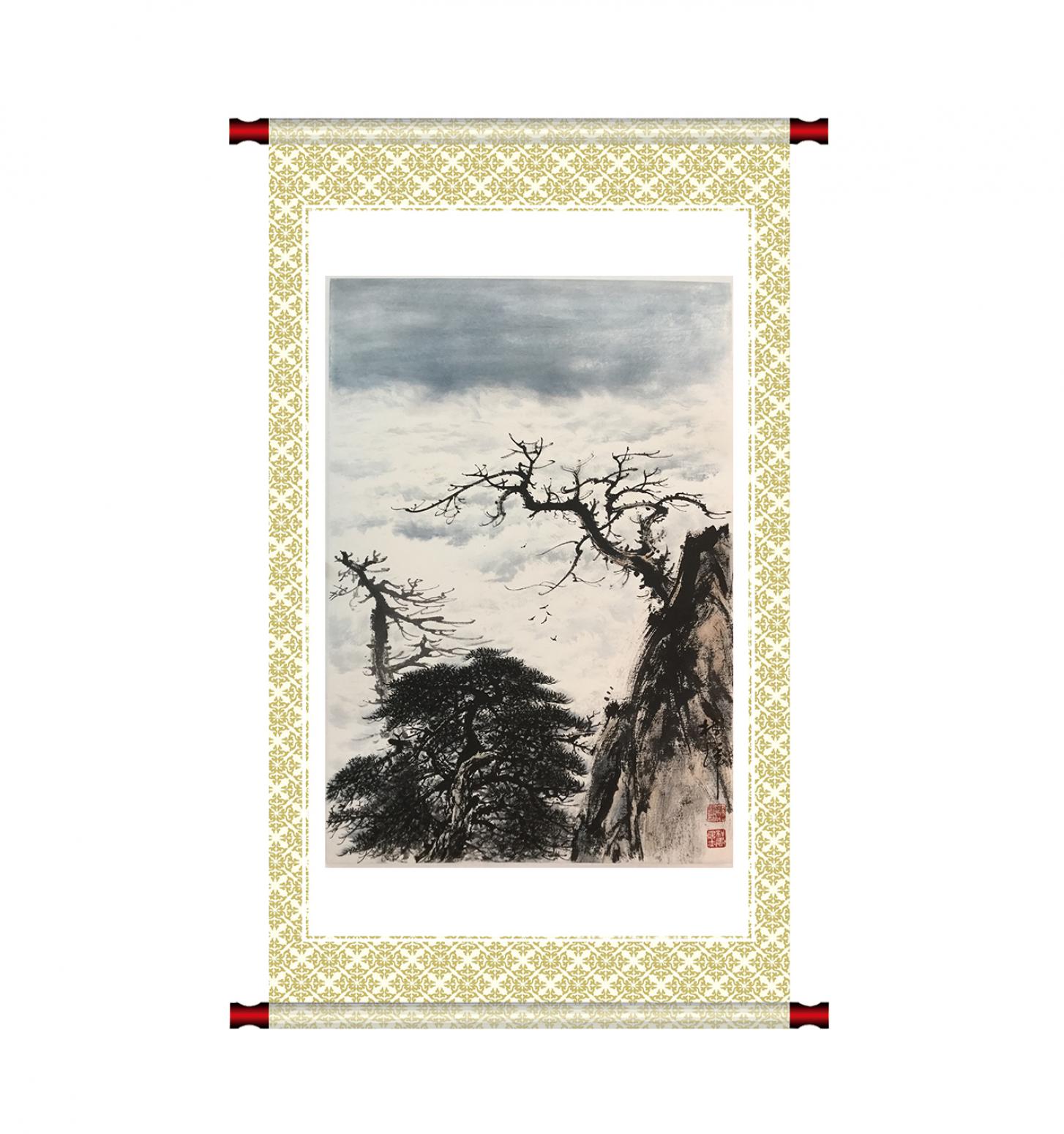 罗树辉国画作品《【与天比齐】作者罗树辉》【图1】