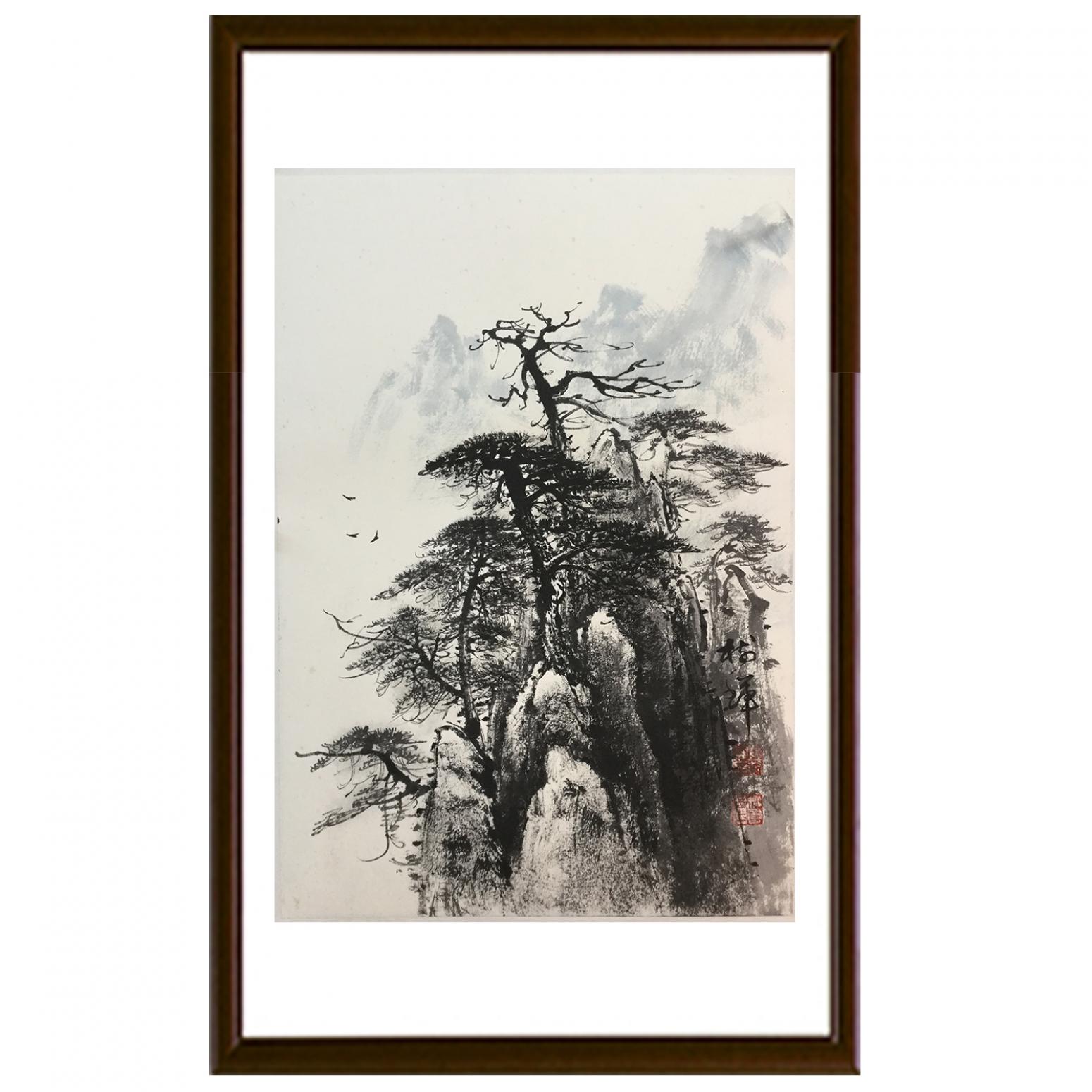 罗树辉国画作品《【松涛】作者罗树辉》【图2】