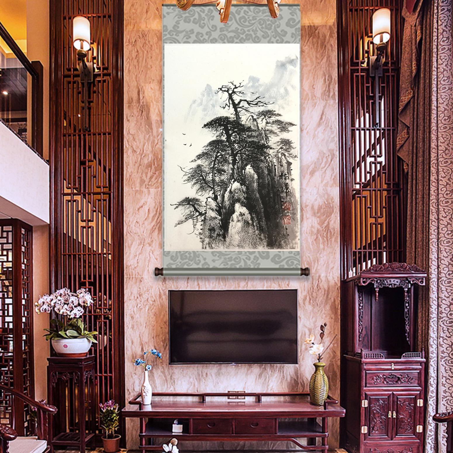 罗树辉国画作品《【松涛】作者罗树辉》【图3】