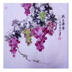 张洋国画作品《【珠玉清香】作者张洋》价格1200.00元