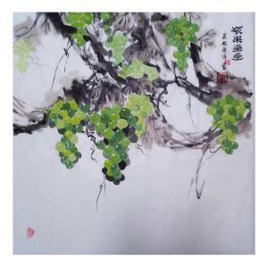 张洋国画作品《【硕果累累】作者张洋》价格1200.00元