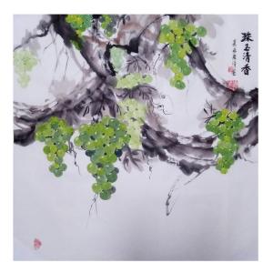 张洋国画作品《【珠玉清香】作者张洋》价格1200.00元