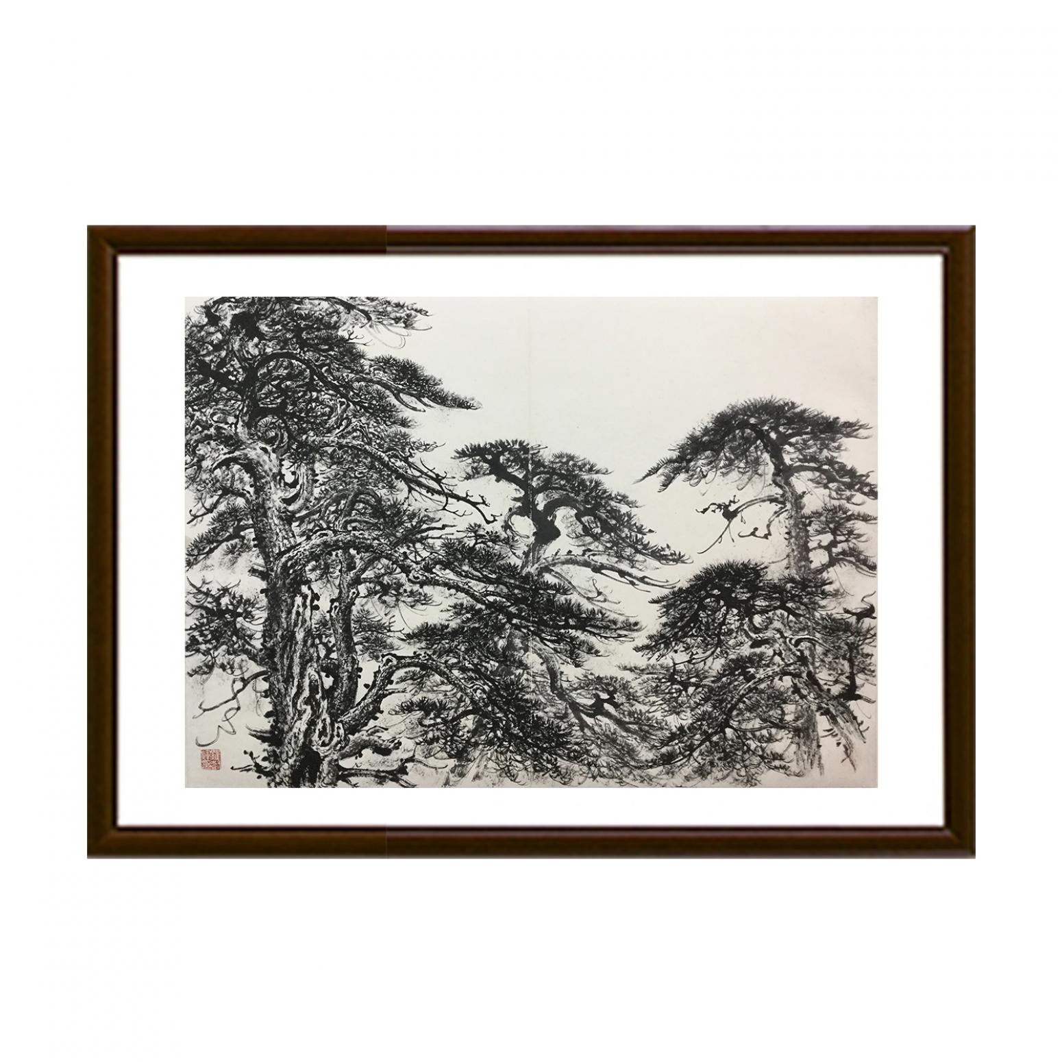 罗树辉国画作品《【乱林】作者罗树辉》【图2】