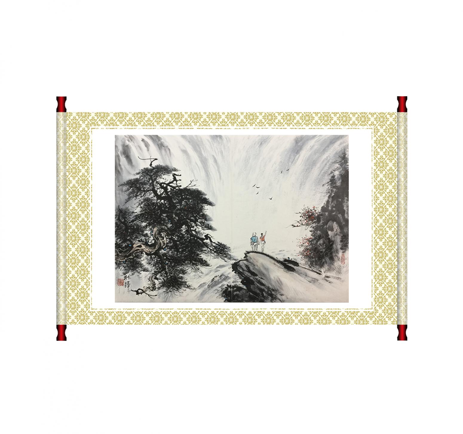 罗树辉国画作品《【情比金坚】作者罗树辉》【图1】