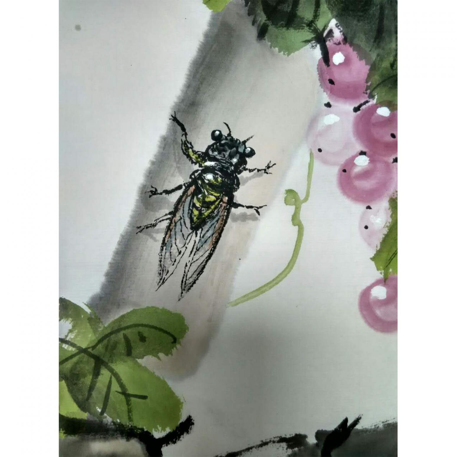 张洋国画作品《【 禅 】作者张洋》