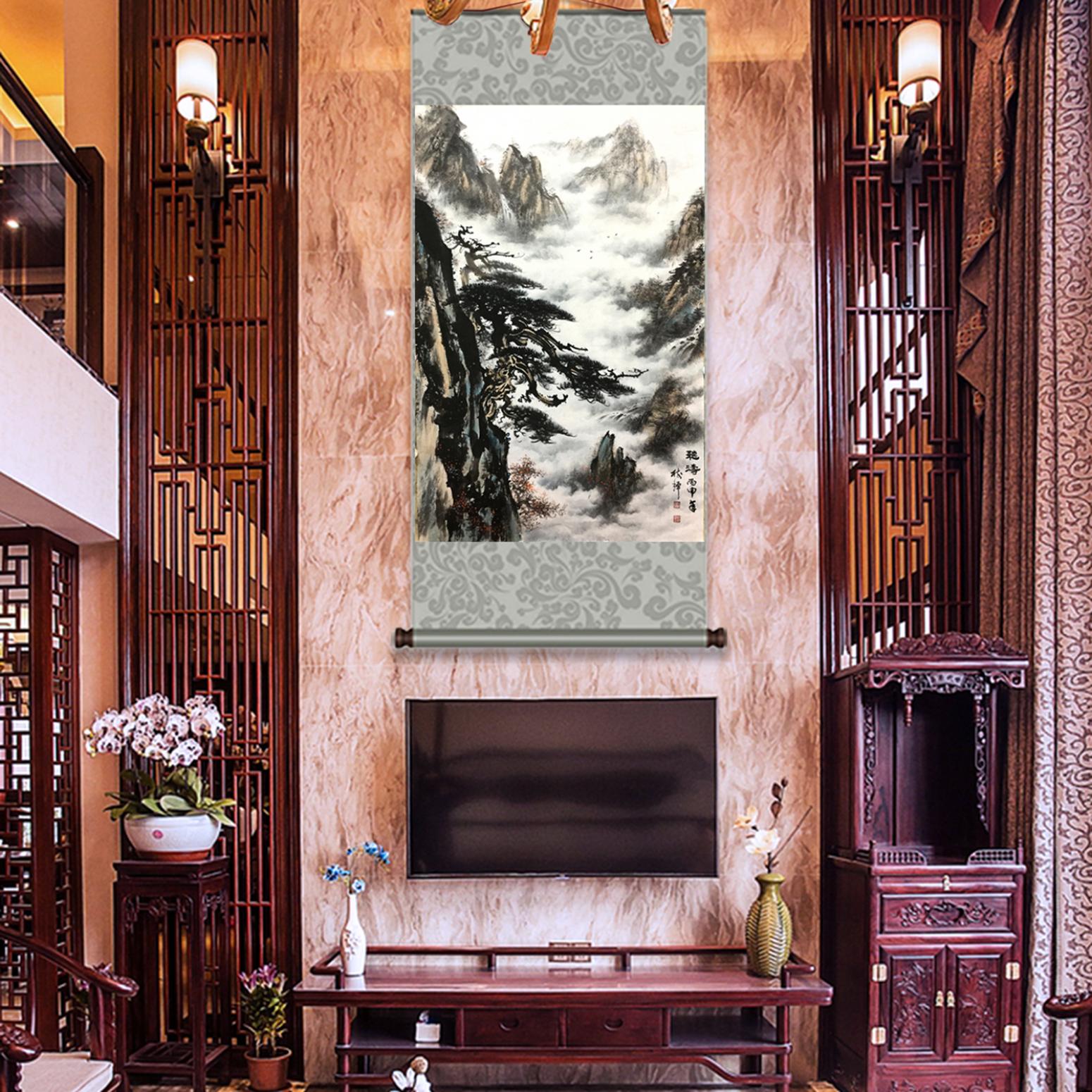 罗树辉国画作品《【听涛】作者罗树辉》【图3】