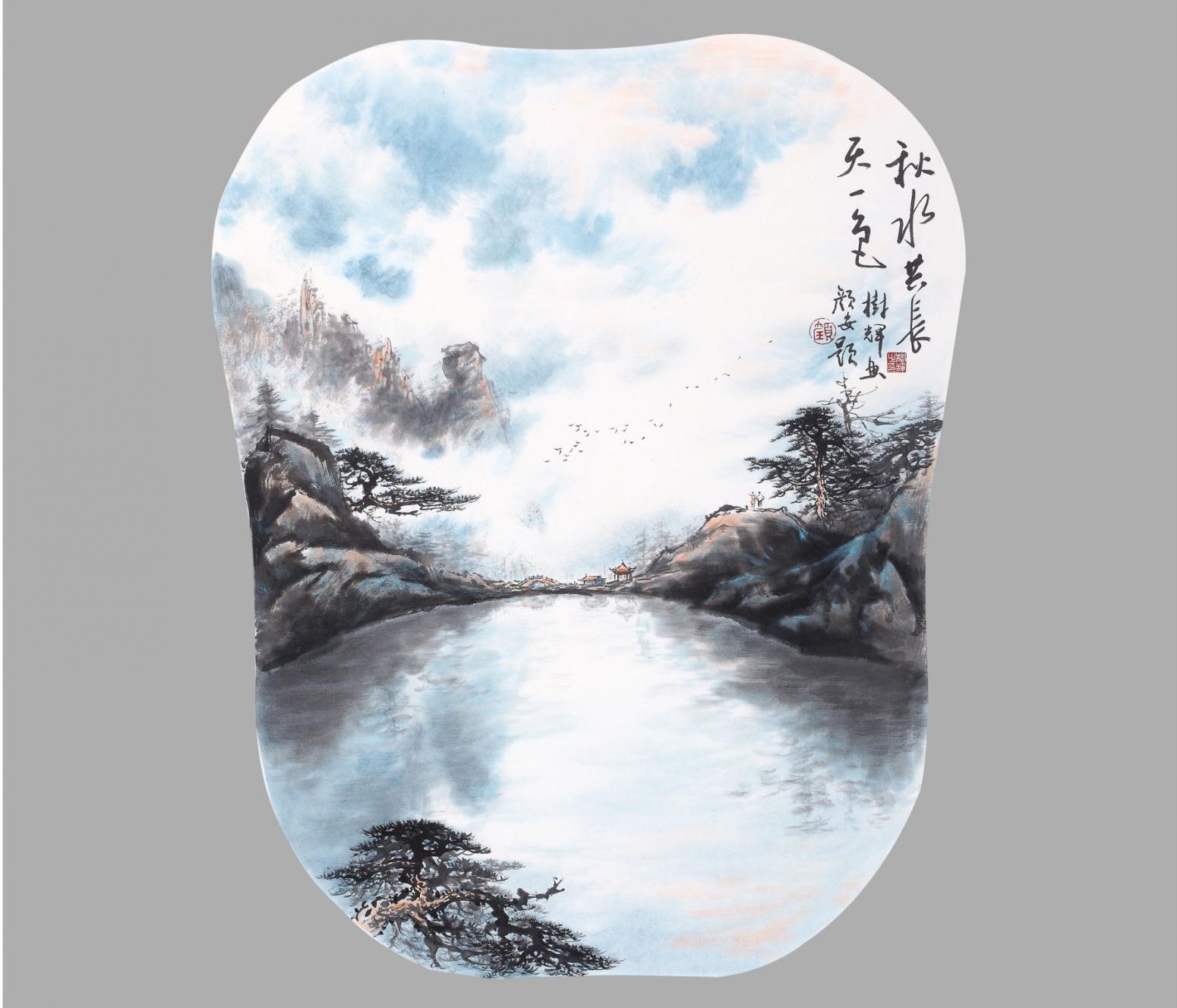 罗树辉国画作品《【扇面之六】作者罗树辉》【图0】