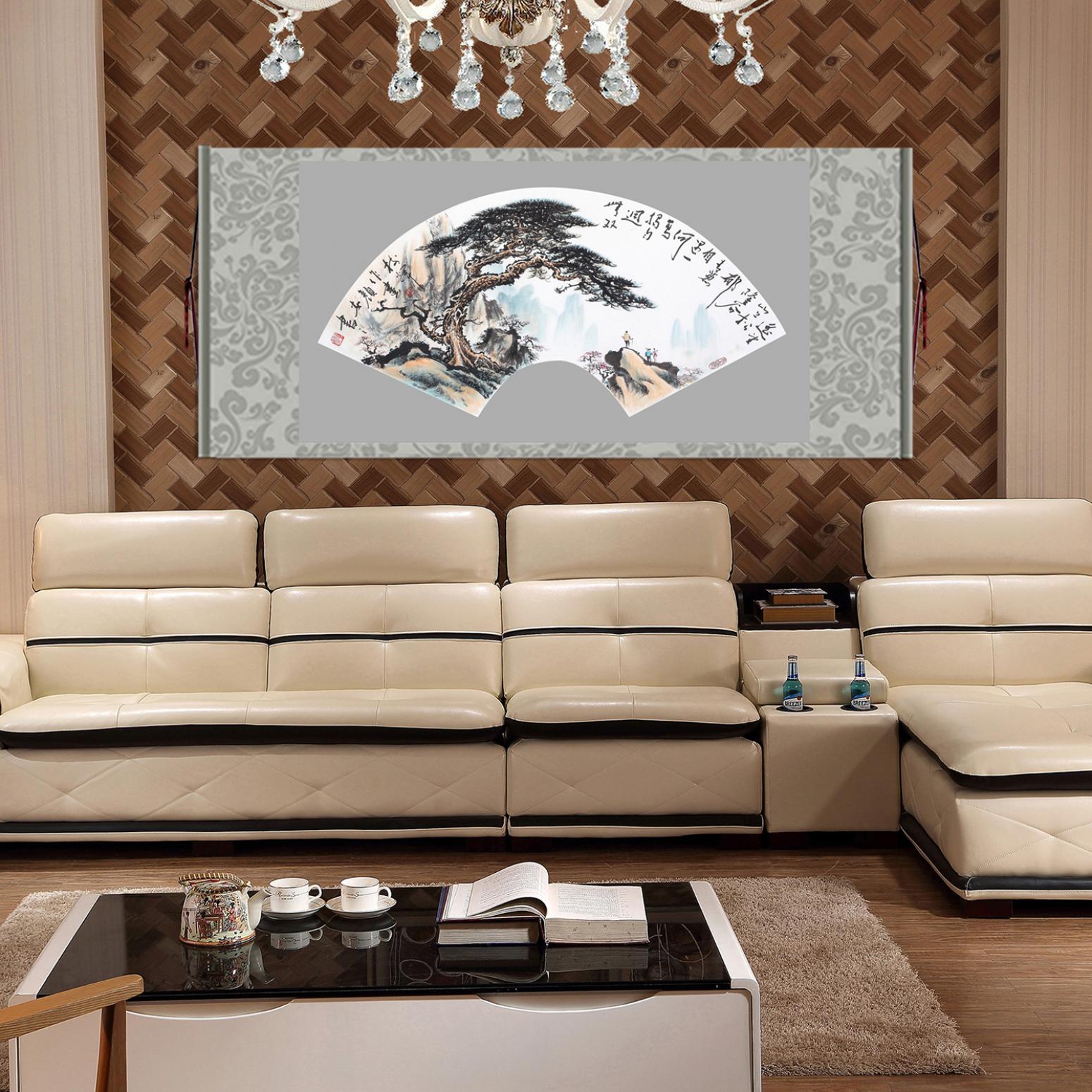 罗树辉国画作品《【扇面之四】作者罗树辉》【图3】