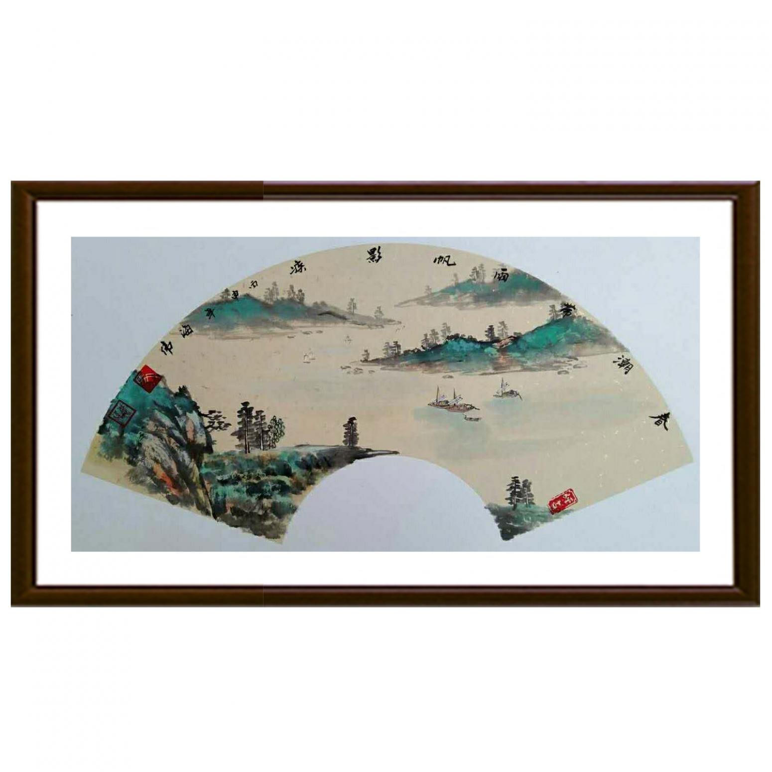 马海伟国画作品《【春潮带雨】作者马海伟》【图2】