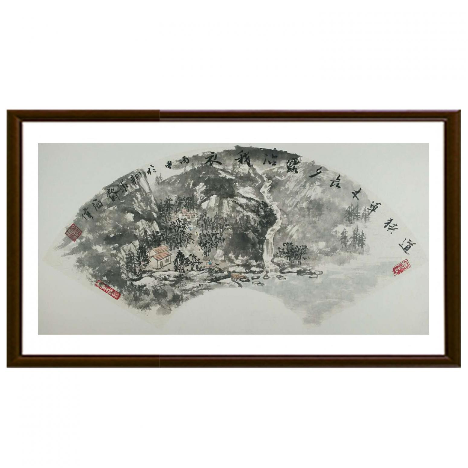 马海伟国画作品《【夕露沾衣】作者马海伟》【图2】