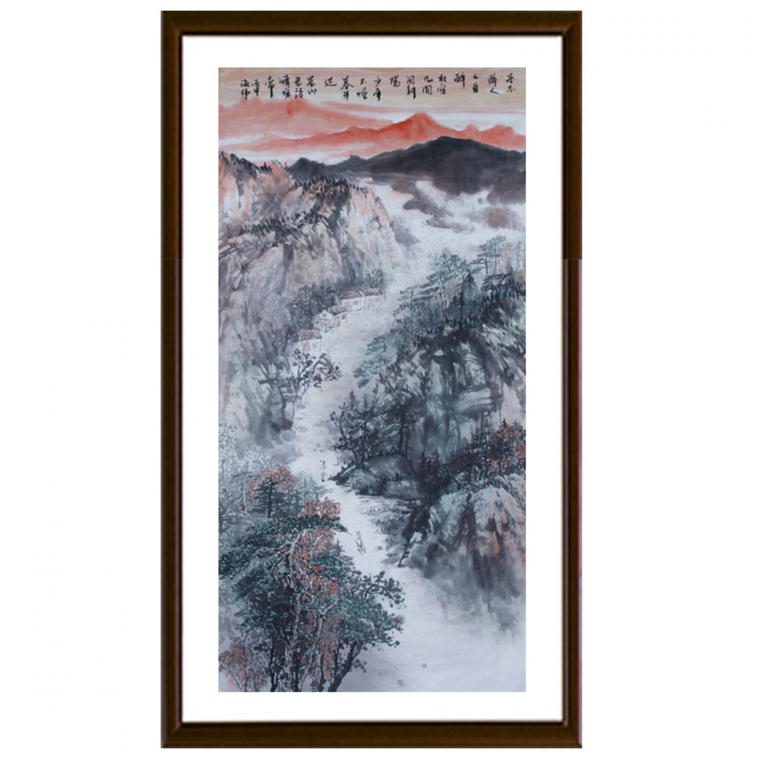 马海伟国画作品《【乡间小路】作者马海伟》【图2】