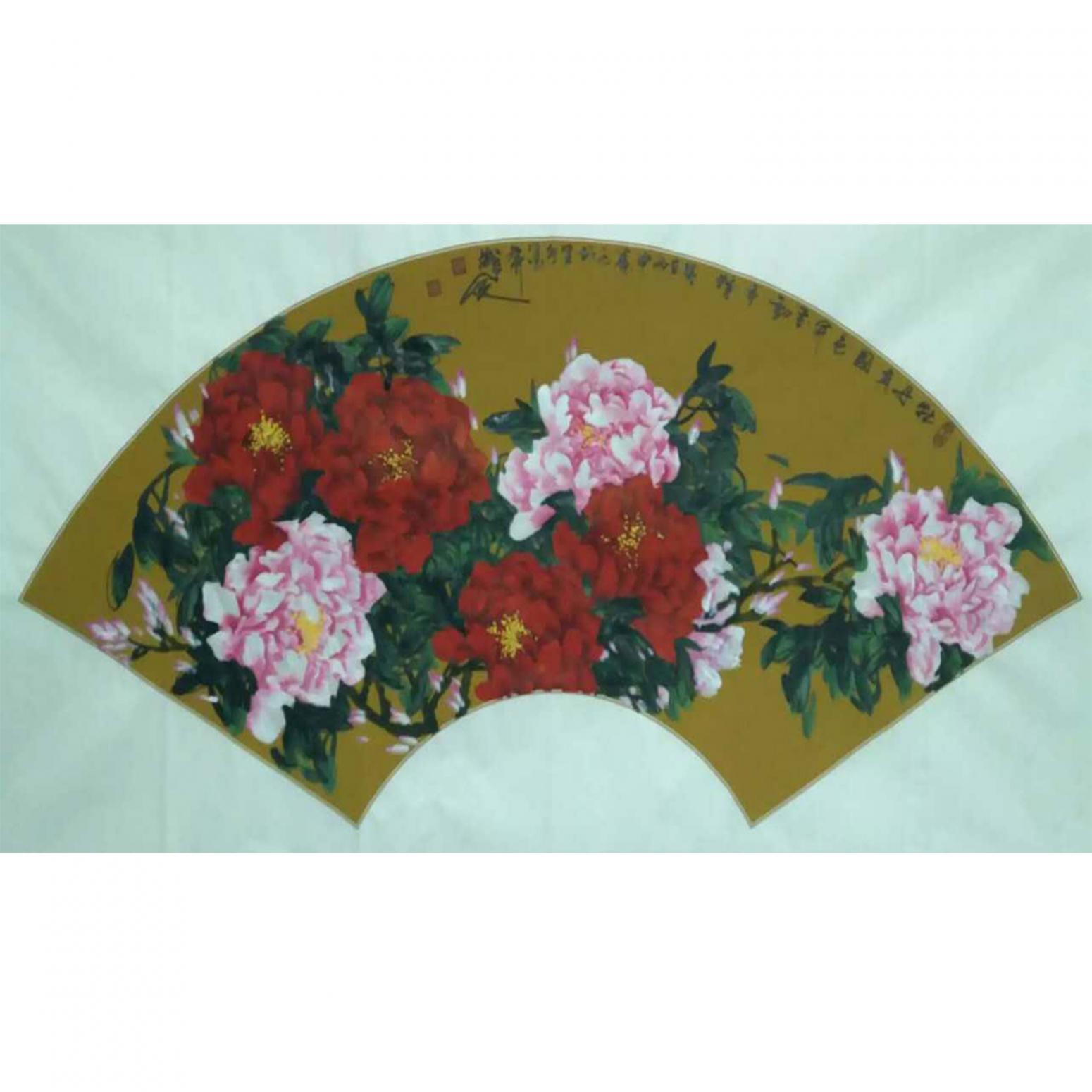 李朝国国画作品《【牡丹1】作者李朝国》