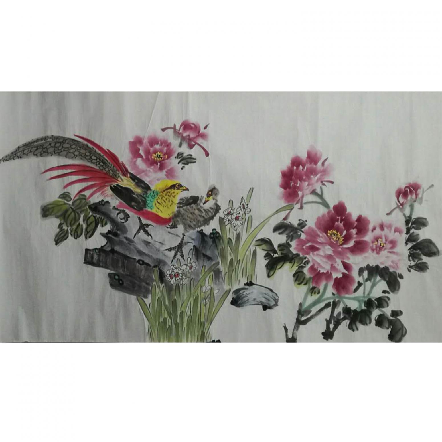 李丽芳国画作品《【花鸟】作者李丽芳》