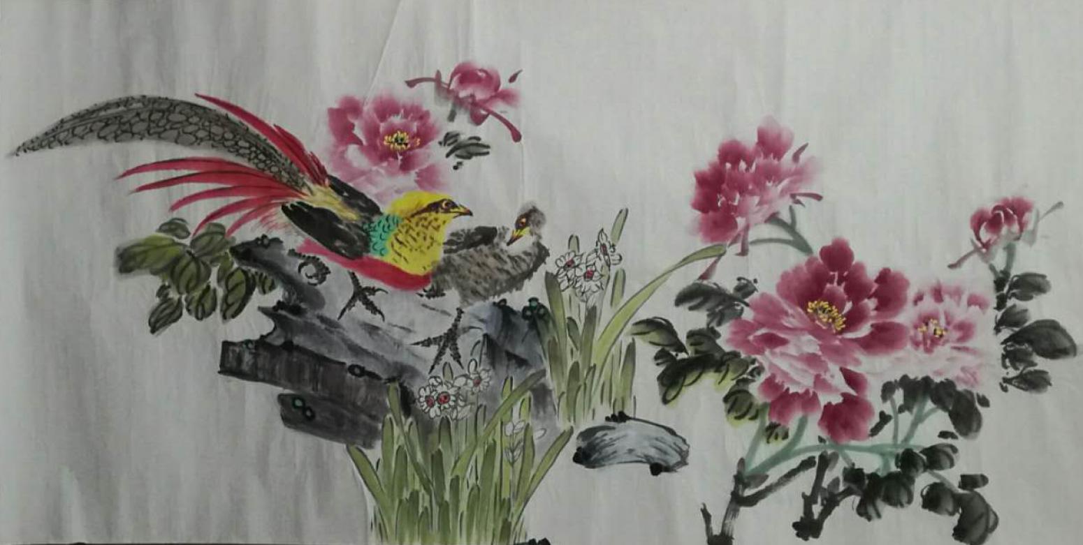 李丽芳国画作品《【花鸟】作者李丽芳》【图0】