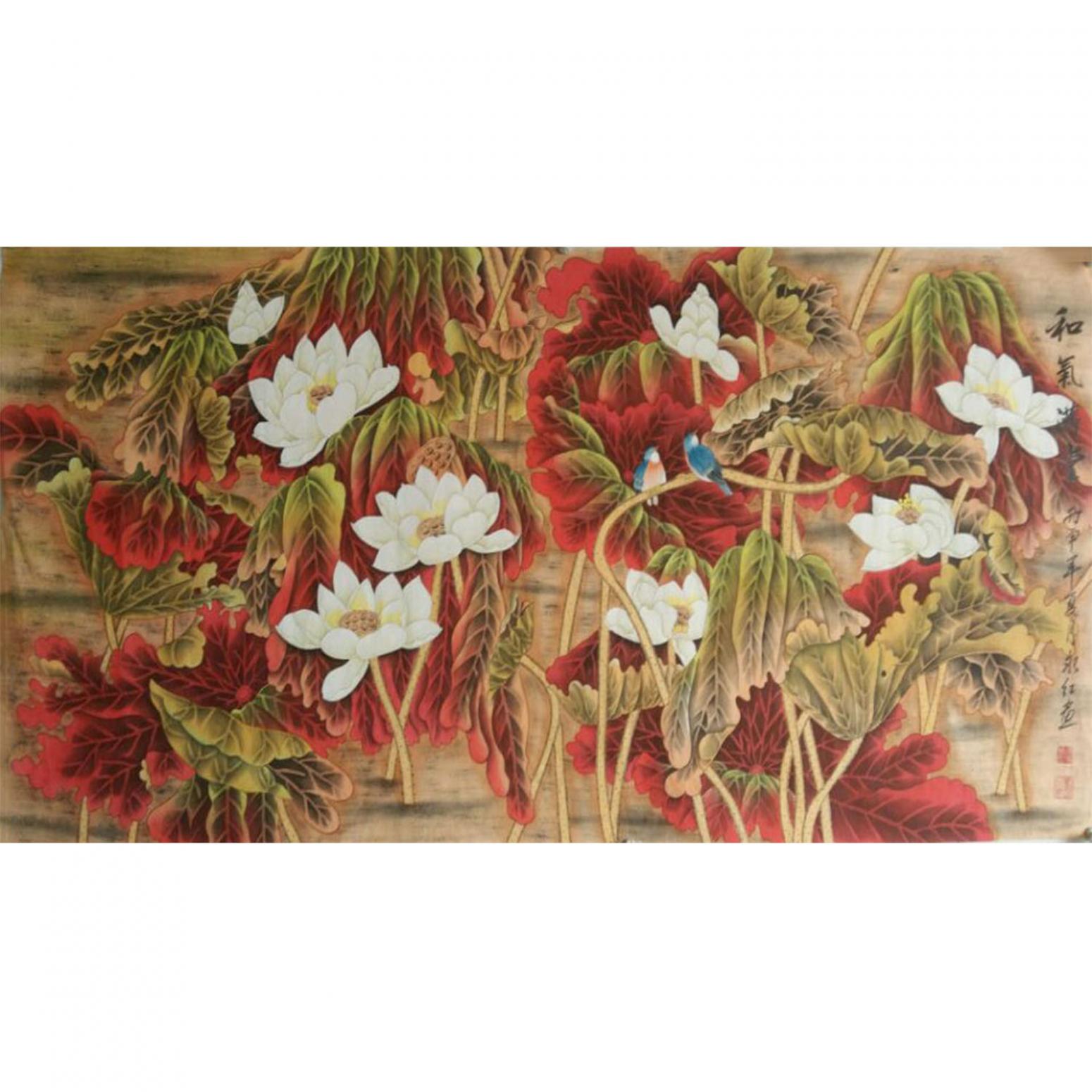 刘永红国画作品《【和气满堂】作者刘永红》