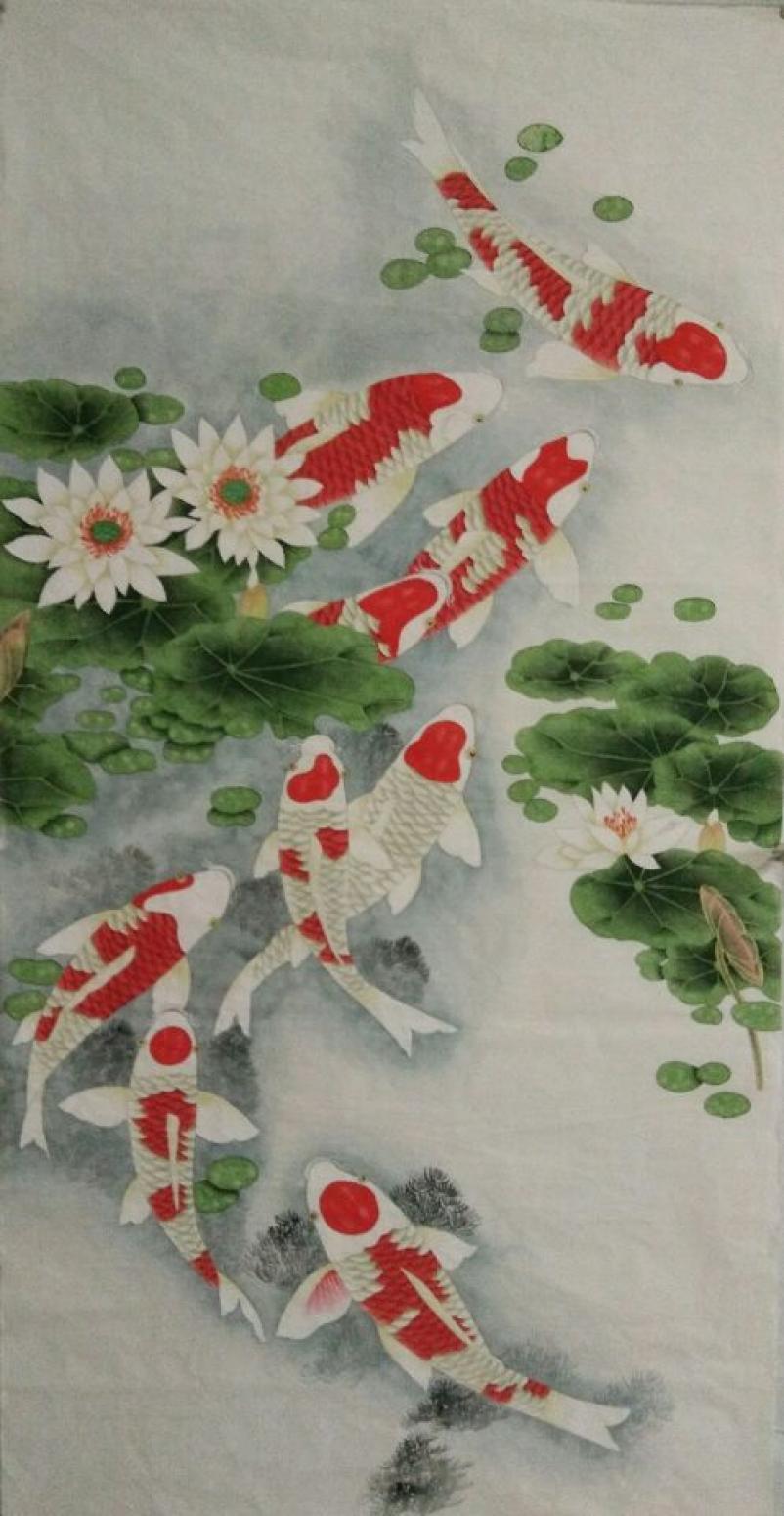 刘永红国画作品《【鱼儿】作者刘永红》【图0】