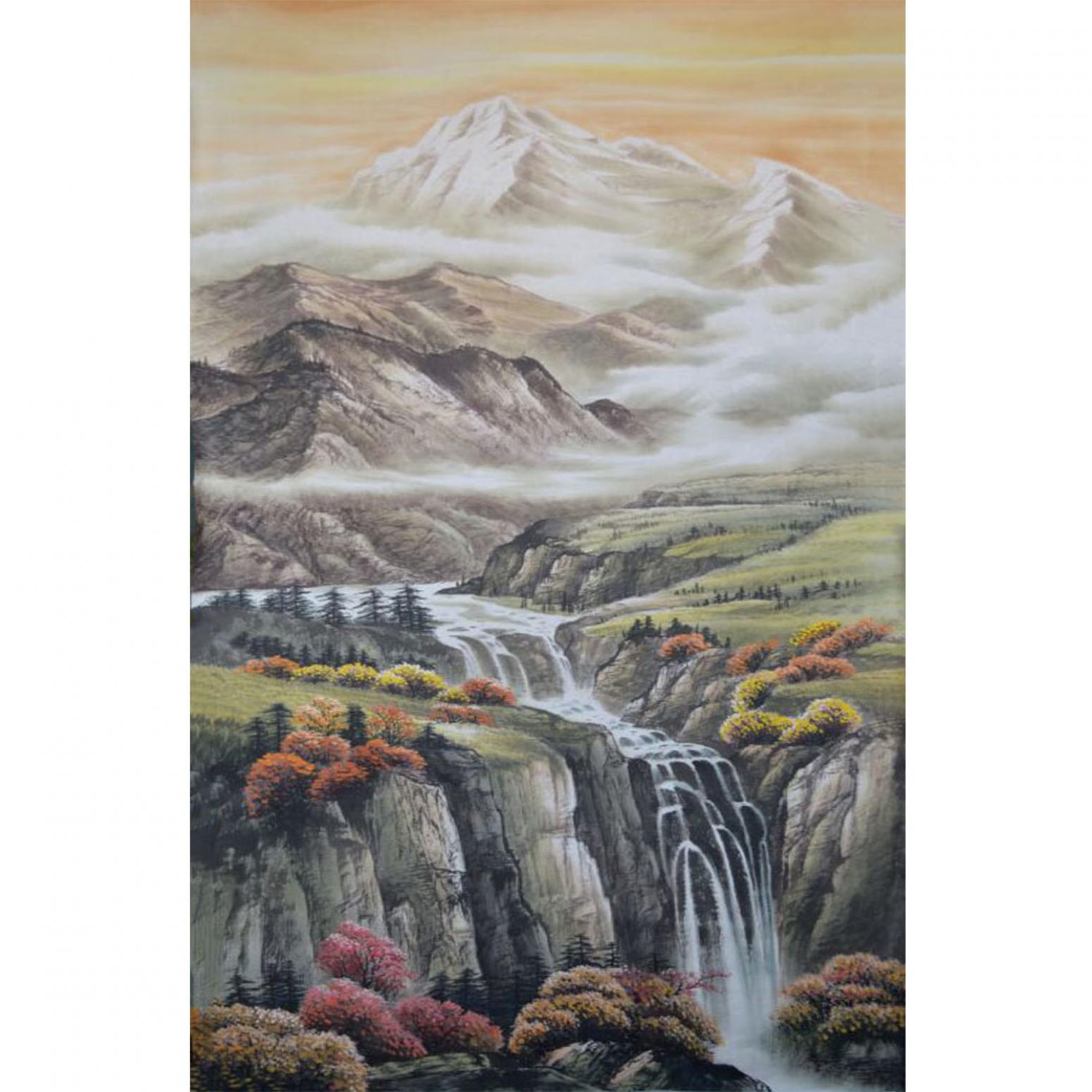 宁建华国画作品《【山水3】作者宁建华》