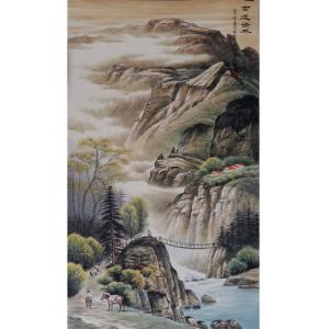宁建华国画作品《【古道清风】作者宁建华》价格1200.00元