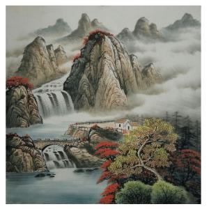 宁建华国画作品《【山水10】作者宁建华》价格720.00元