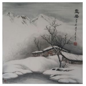 宁建华国画作品《【雪居】作者宁建华》价格720.00元