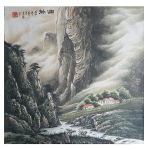 宁建华国画作品《【幽静】作者宁建华》价格720.00元