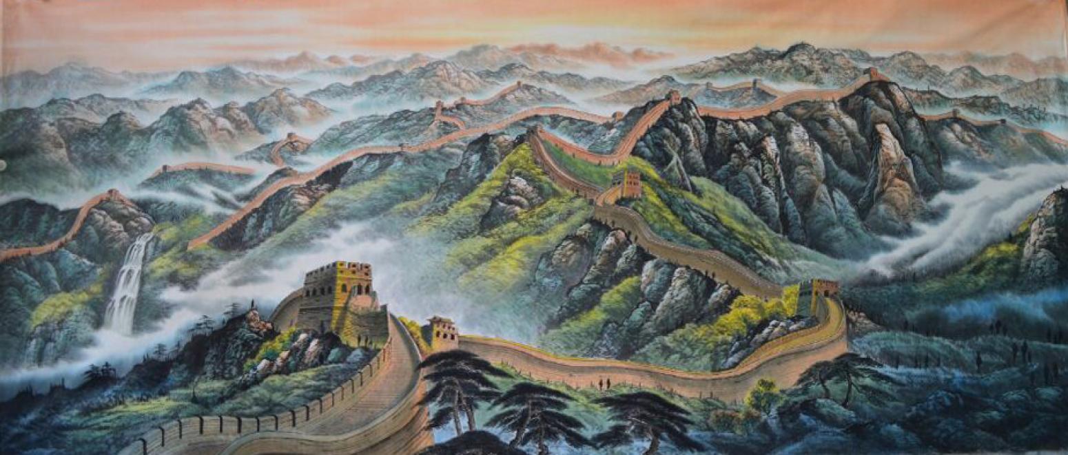 宁建华国画作品《【长城】作者宁建华》【图0】