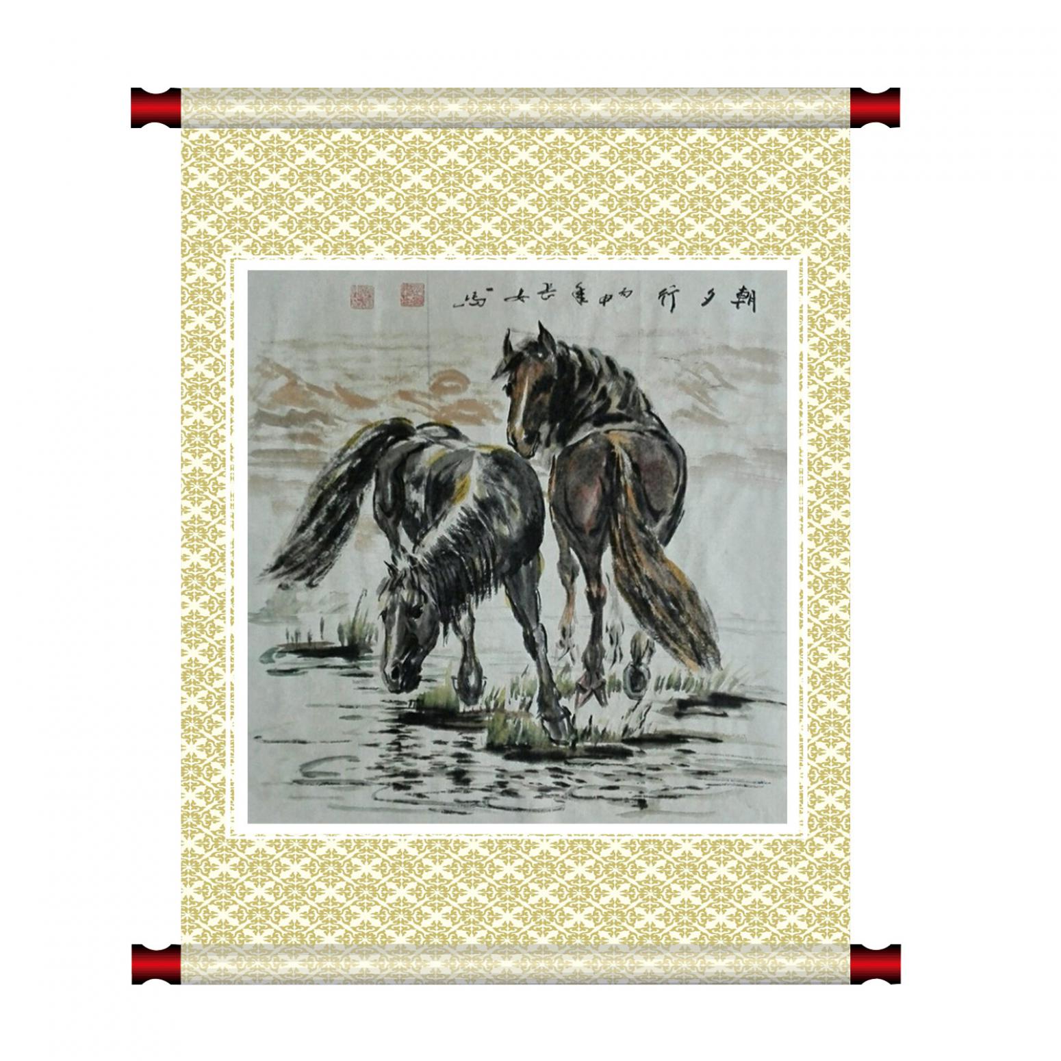 邵西安国画作品《【朝夕行】作者邵西安》【图1】